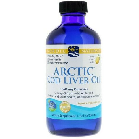 Arctic Cod Liver Oil, 1060mg Lemon - 237 ml.