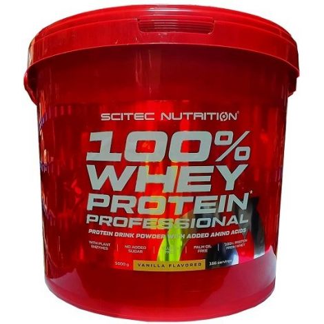 100% Whey Protein Professional, Strawberry - 5000g
