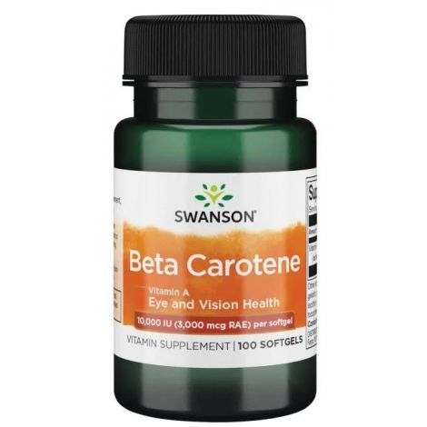 Beta-Carotene (Vitamin A), 10 000 IU - 100 softgels