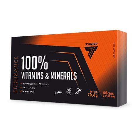 Enudrance 100% Vitamins & Minerals - 60 caps