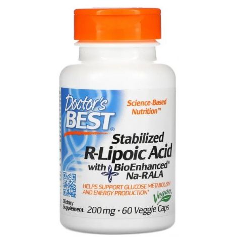 Stabilized R-Lipoic Acid, 200mg - 60 vcaps