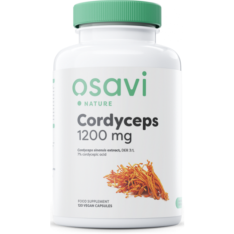 Cordyceps, 1200mg - 120 vegan caps 