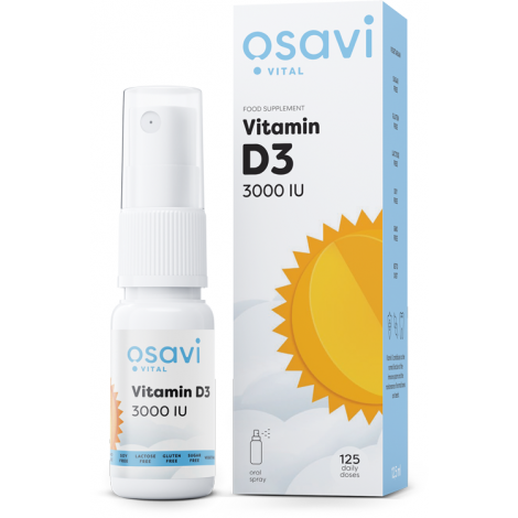 Vitamin D3 Oral Spray, 3000IU - 12.5 ml.