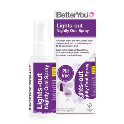 Lights-Out Nightly Oral Spray, Natural Raspberry - 50 ml.