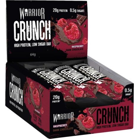Crunch Bar, Raspberry Dark Chocolate - 12 bars