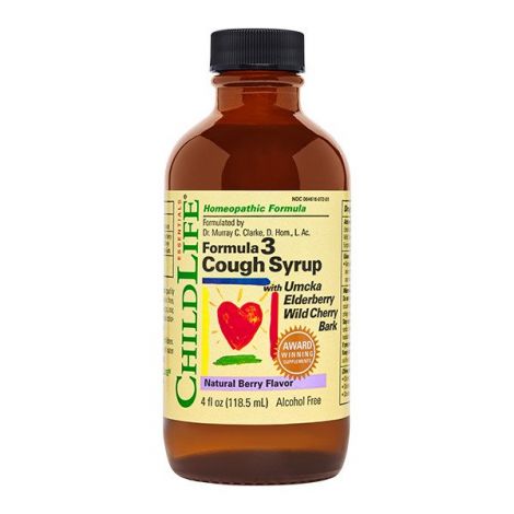 Formula 3 Cough Syrup, Natural Berry - 118 ml.