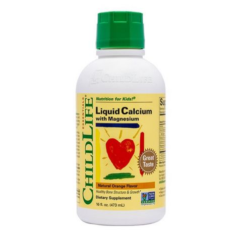 Liquid Calcium with Magnesium, Natural Orange - 473 ml.