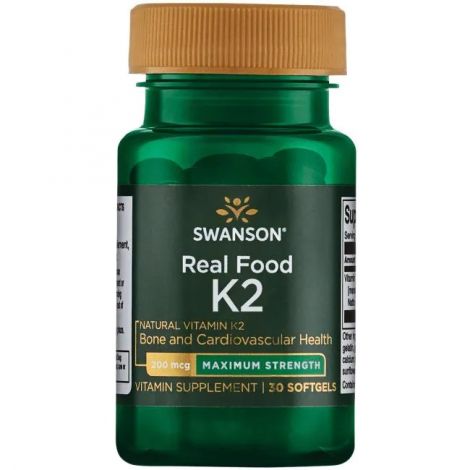 Real Food K-2, 200mcg - 30 softgels
