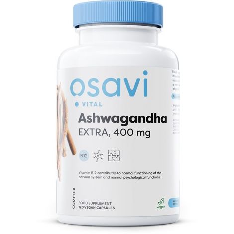 Ashwagandha Extra, 400mg - 120 vegan caps