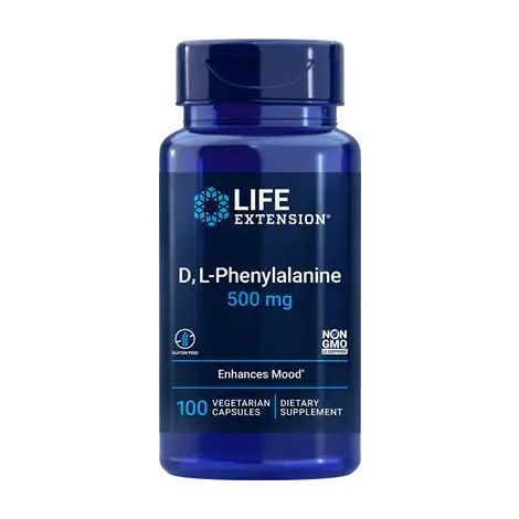 D L-Phenylalanine, 500mg - 100 vcaps