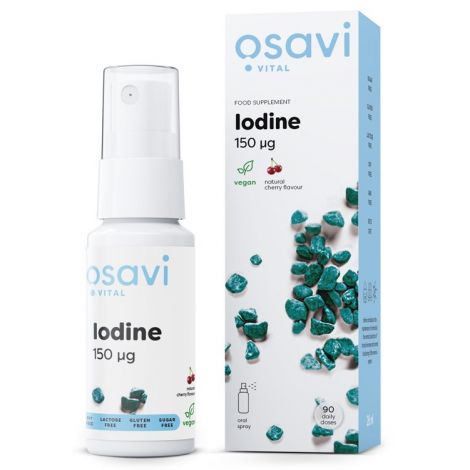 Iodine Oral Spray, 150mcg (Cherry) - 26 ml.