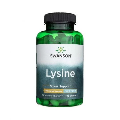Lysine, 500mg Free-Form - 100 caps