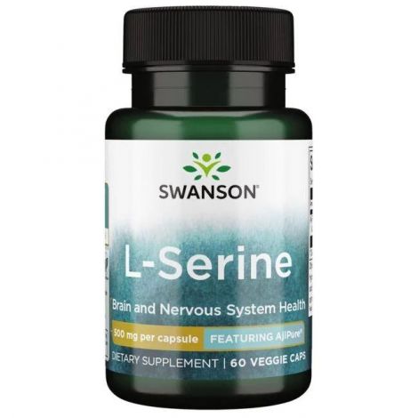 L-Serine, 500mg - 60 vcaps