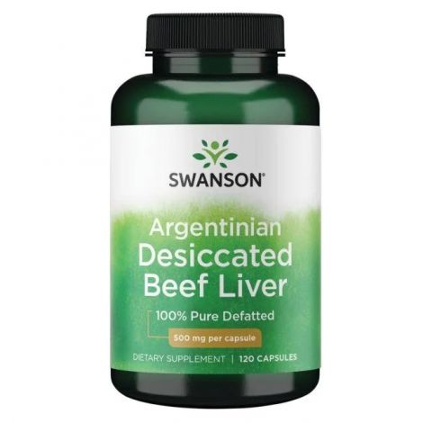 Argentinian Desiccated Beef Liver, 500mg - 120 caps