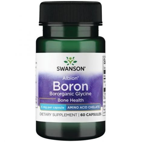 Albion Boron Bororganic Glycine, 6mg - 60 caps