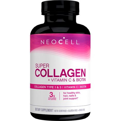 Super Collagen + Vitamin C & Biotin - 180 tablets