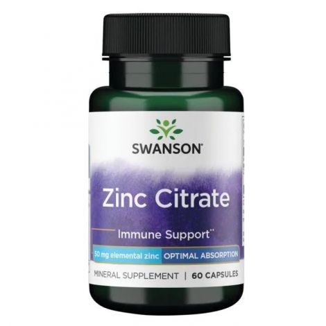 Zinc Citrate, 50mg - 60 caps