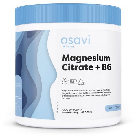Magnesium Citrate + B6 Powder - 250g
