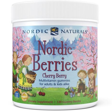 Nordic Berries Multivitamin, Cherry Berry - 120 gummy berries