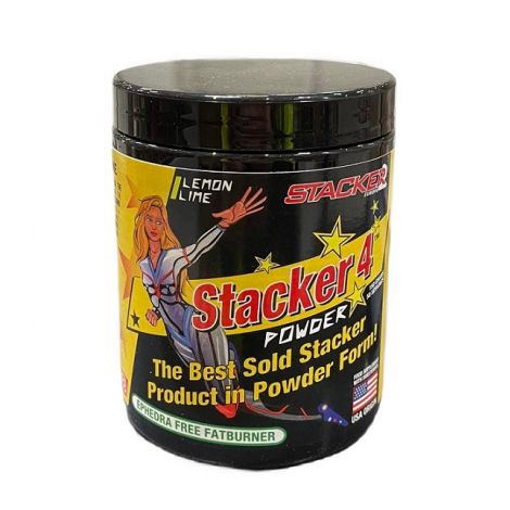 Stacker 4 Powder, Lemon Lime - 150g