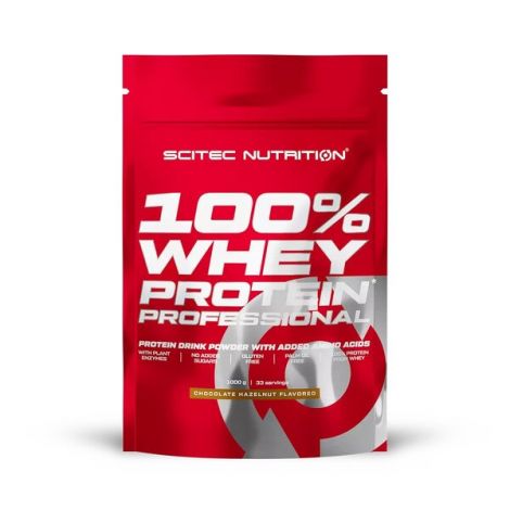 100% Whey Protein Professional, Chocolate Hazelnut  - 1000g