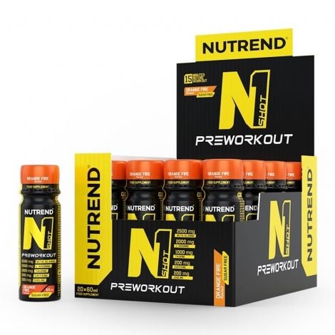 N1 Shot, Orange Fire - 20 x 60 ml.