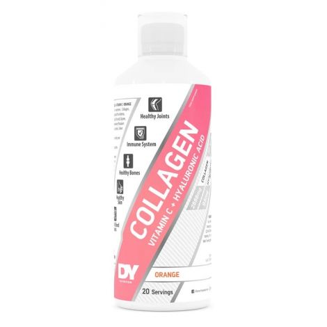 Liquid Collagen + Vitamin C + Hyaluronic acid, Orange - 500 ml.