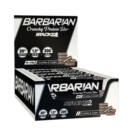 Barbarian, Cookies & Cream - 15 x 55g