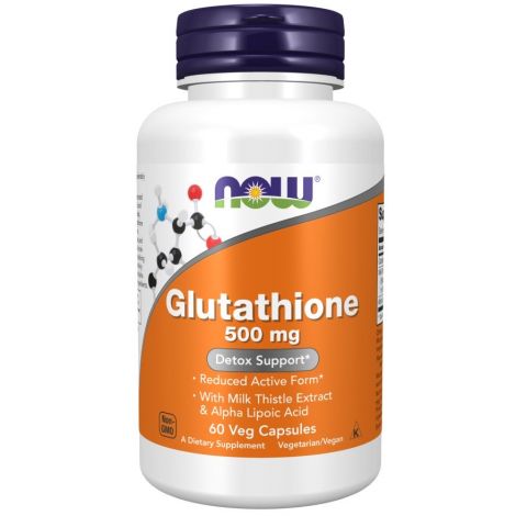 Glutathione with Milk Thistle Extract & Alpha Lipoic Acid, 500mg - 60 vcaps