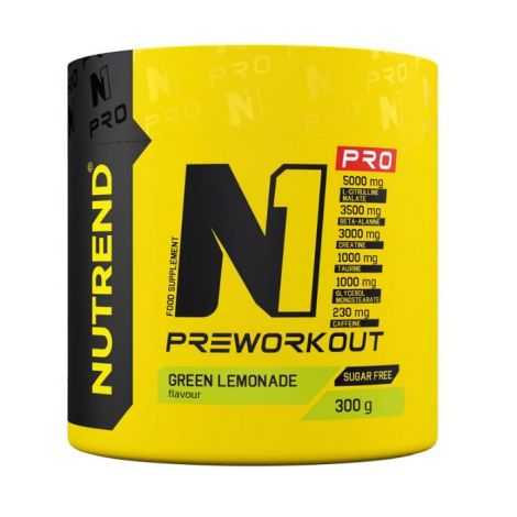 N1 Pro Pre-Workout, Green Lemonade - 300g