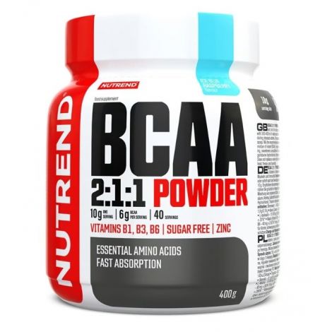 BCAA 2:1:1 Powder, Icy Blue Raspberry - 400g