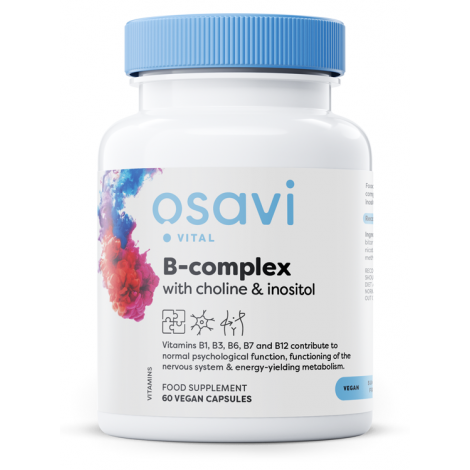 B-Complex with Choline & Inositol - 60 vegan caps