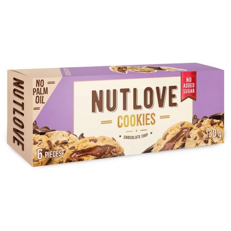 Nutlove Cookies, Chocolate Chip - 6 cookies
