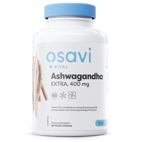 Ashwagandha Extra, 400mg - 180 vegan caps