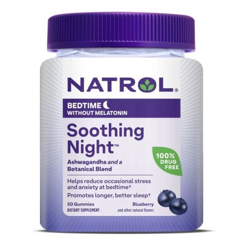 Soothing Night, Blueberry - 50 gummies