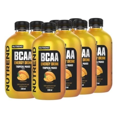 BCAA Energy Drink, Tropical Mango - 8 x 330 ml.
