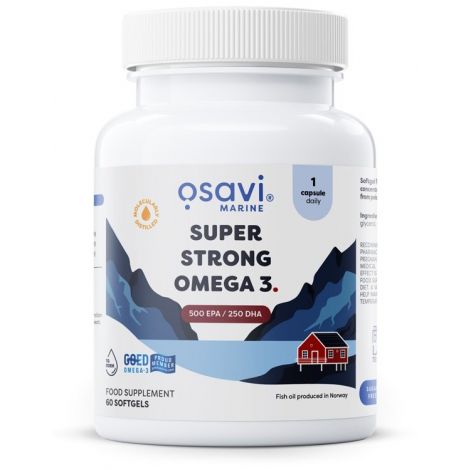 Super Strong Omega 3, 500 EPA / 250 DHA - 60 softgels