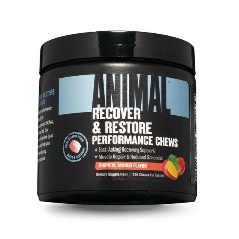 Recover & Restore Performance Chews, Tropical Mango - 120 chewable tabs