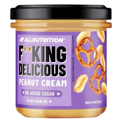 Fitking Delicious Peanut Cream, with Pretzels - 350g