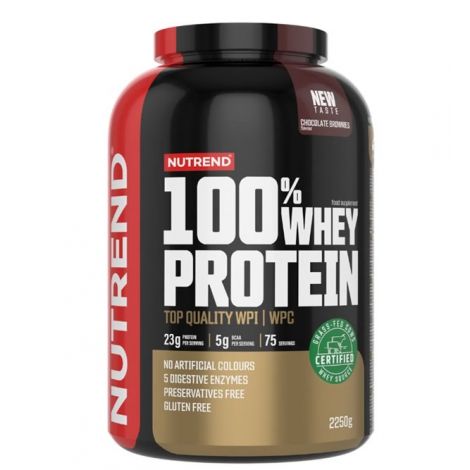 100% Whey Protein, Chocolate Brownies - 2250g