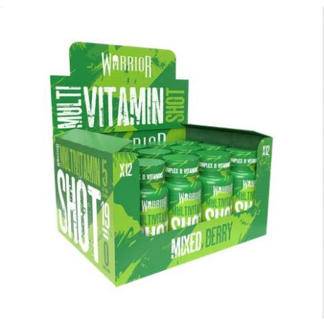 Multivitamin Shot, Mixed Berry - 12 x 60 ml.