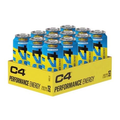 C4 Performance Energy, Millions Bubblegum - 12 x 500 ml.