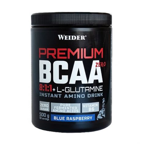 Premium BCAA Zero, Blue Raspberry - 500g