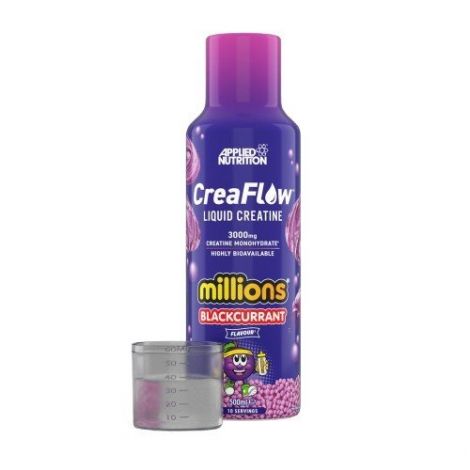 CreaFlow Liquid Creatine, Millions Blackcurrant - 500 ml.