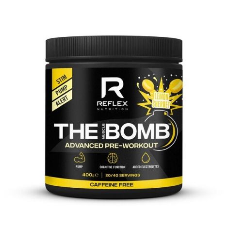 The Muscle Bomb Caffeine Free, Lemon Sherbet - 400g