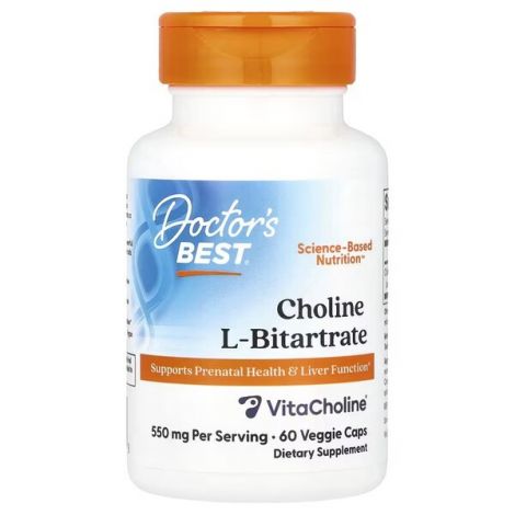 Choline L-Bitartrate, 550mg - 60 vcaps