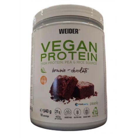 Vegan Protein, Brownie Chocolate - 540g