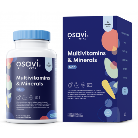 Multivitamins & Minerals Man - 90 vegan caps