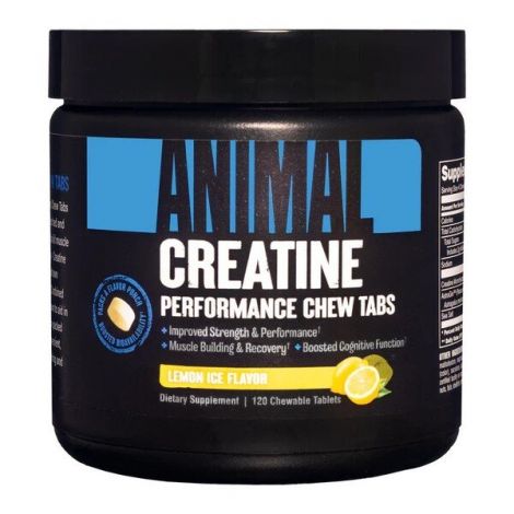 Animal Creatine Chews, Lemon Ice  - 120 chewable tablets