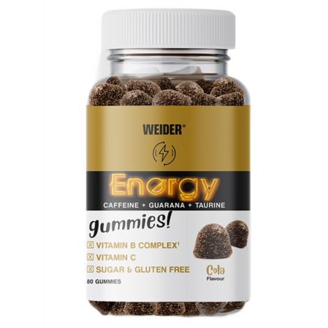 Energy Gummies, Cola - 80 gummies